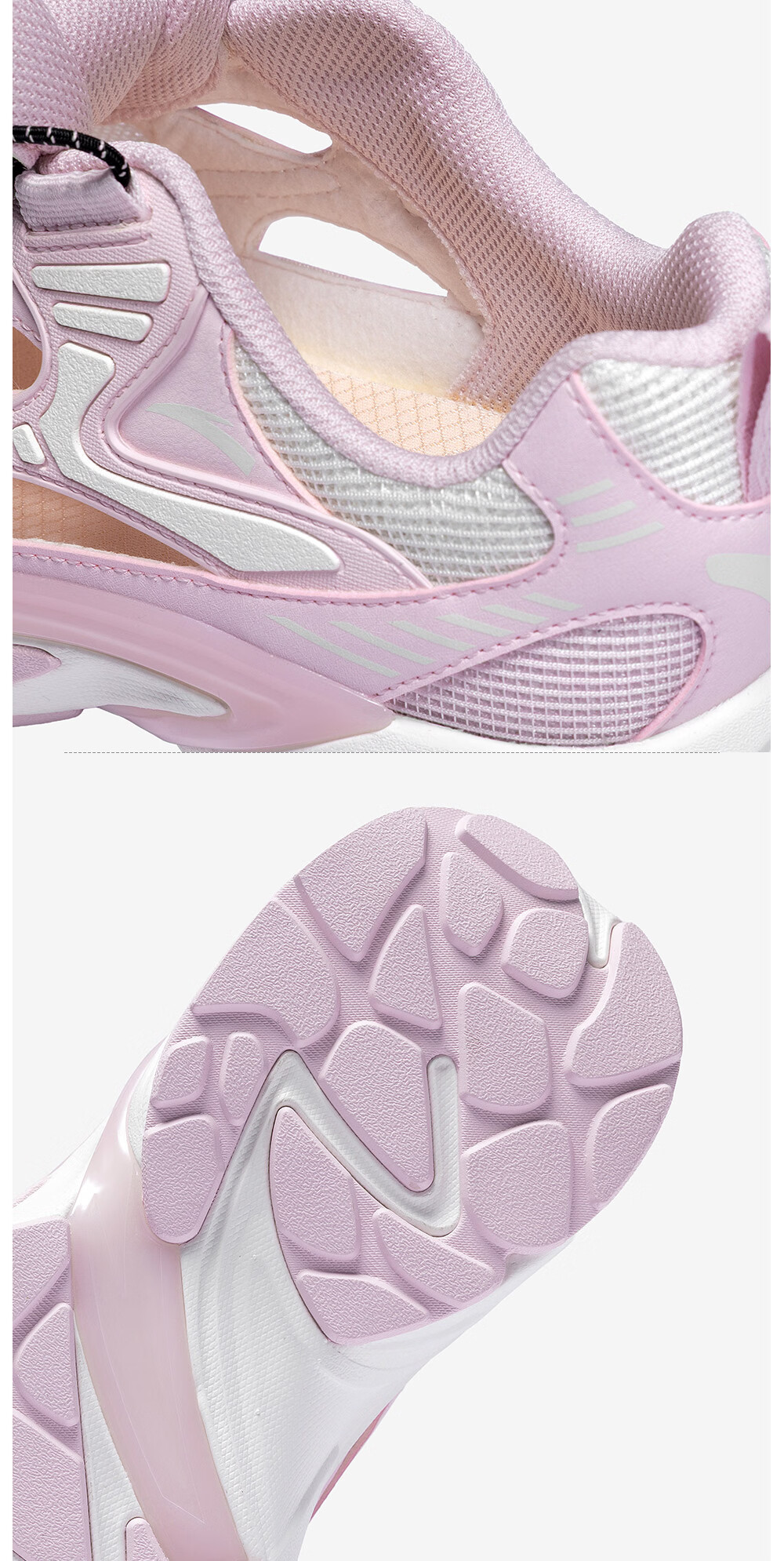 Anta Kids Boys Sandals 2026 Summer Outdoor Breathable Non-slip Water Shoes Frame Shoes A12626976 57